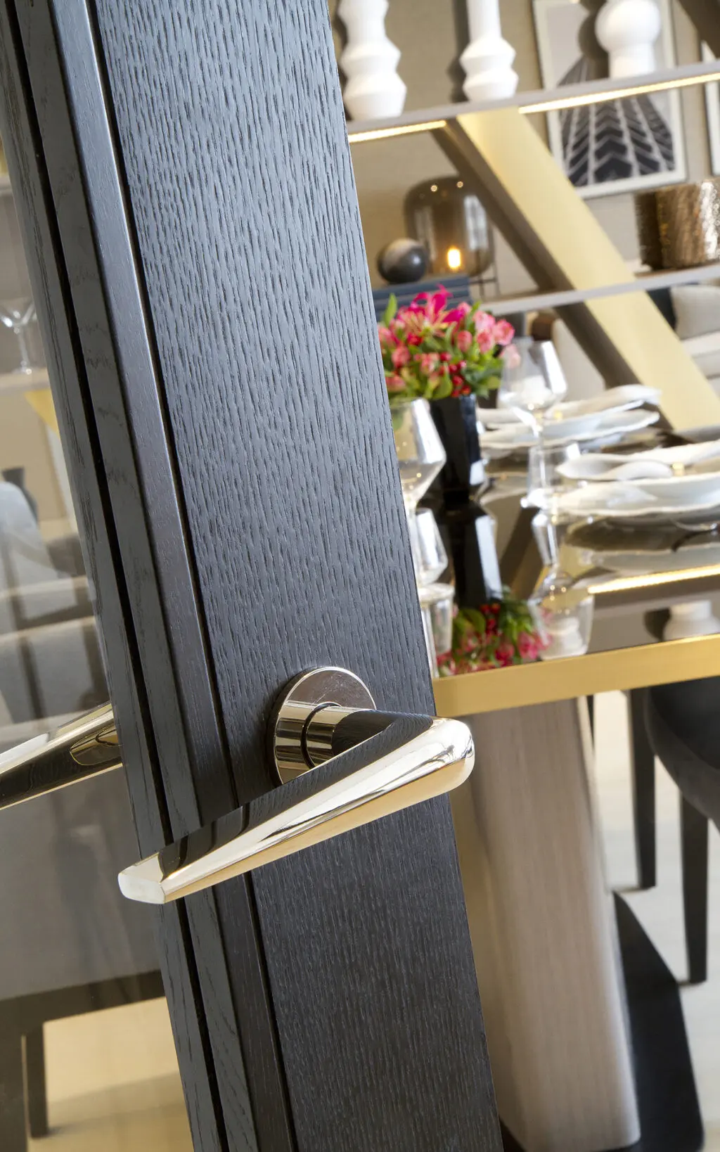 Bespoke door handle for Centrepoint Apartments London