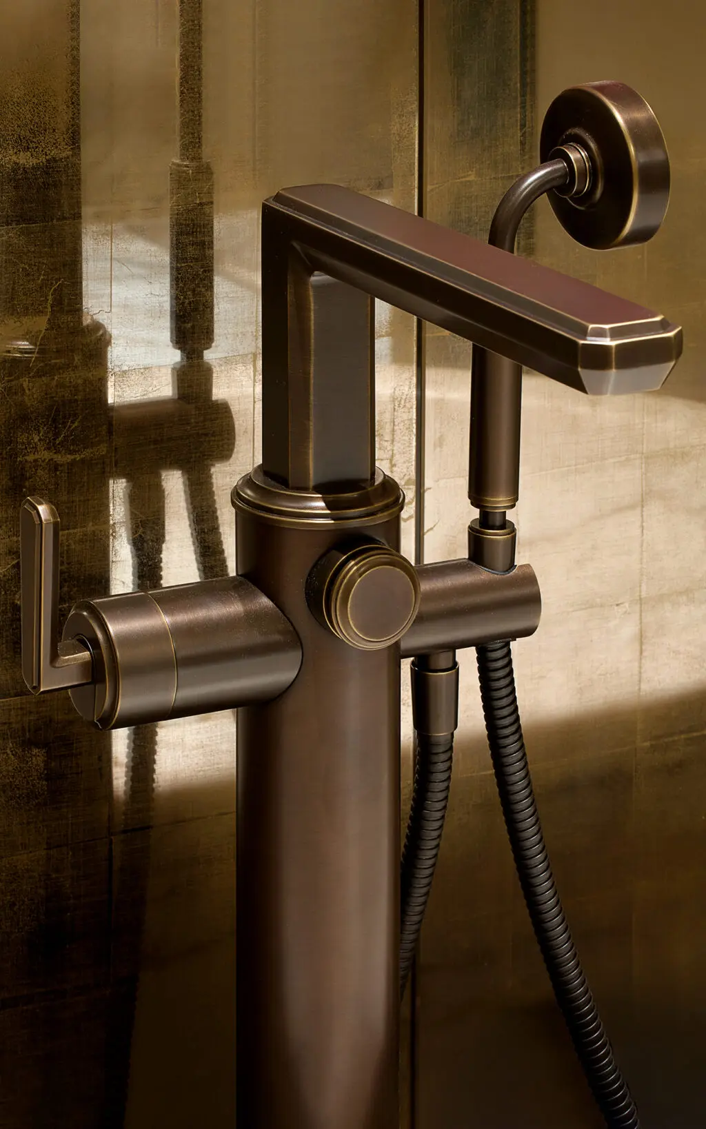 Octelle bespoke bath mixer for WOWhouse bathroom by Laura Hammett