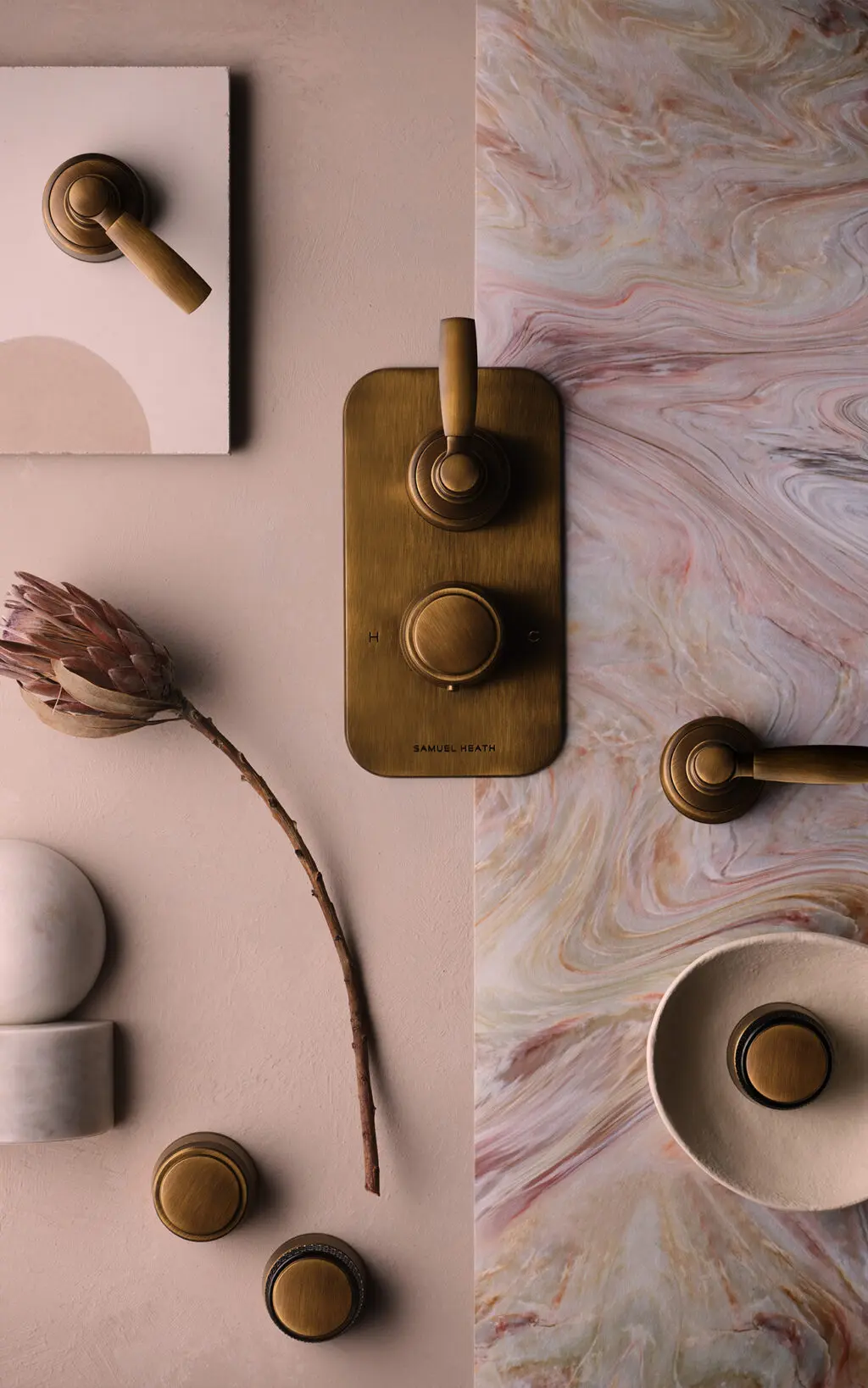 Old Brass Matt finish One Hundred Collection
