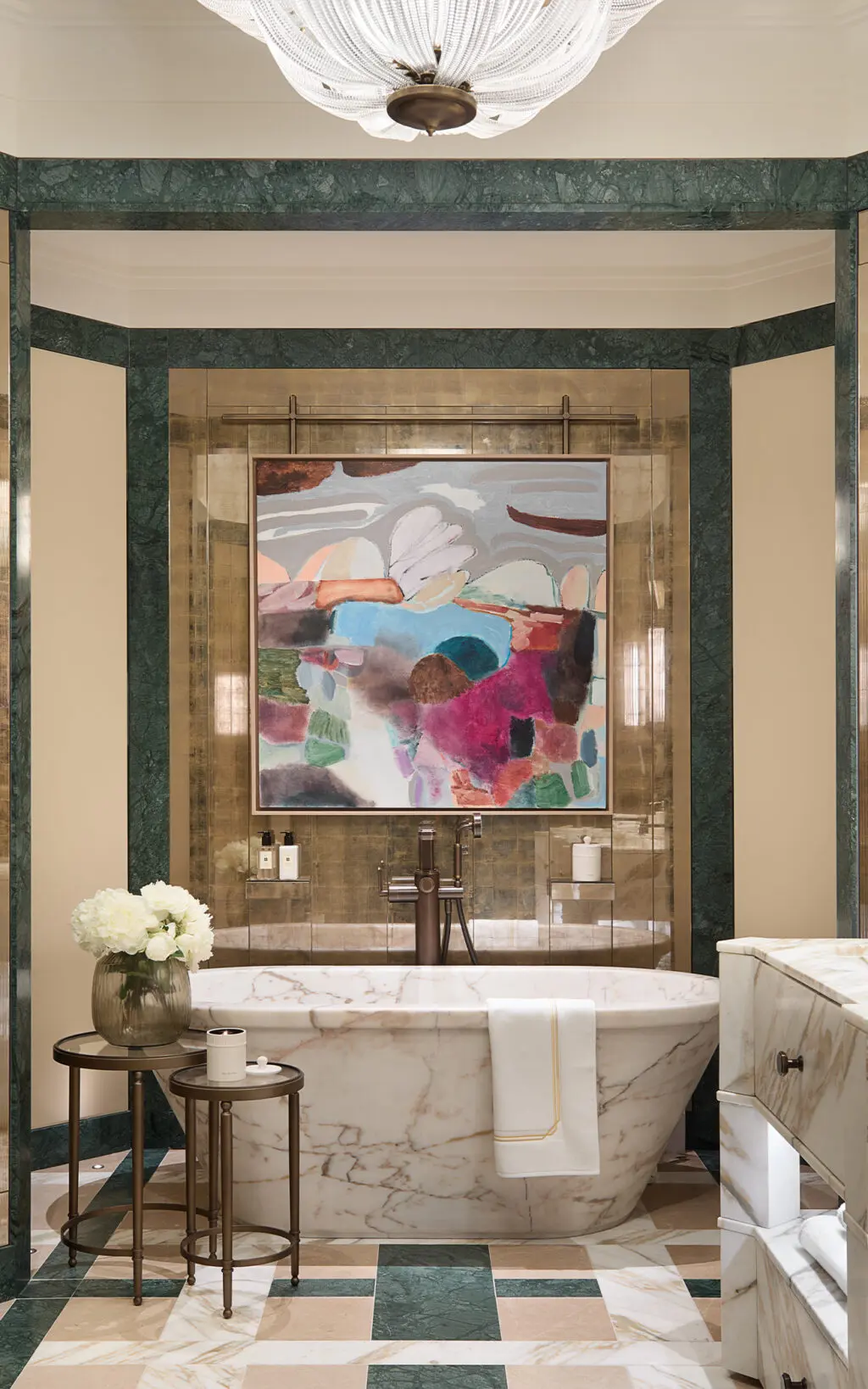 WOWhouse bathroom by Laura Hammett with Octelle bespoke brassware